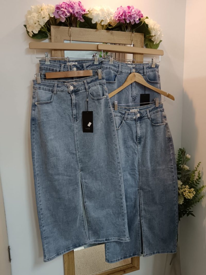 Falda denim